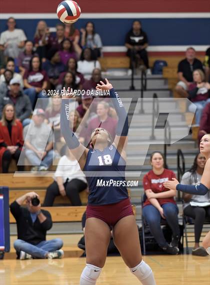 Thumbnail 3 in Tompkins vs George Ranch (UIL Volleyball 6A D2 Bi-District) photogallery.