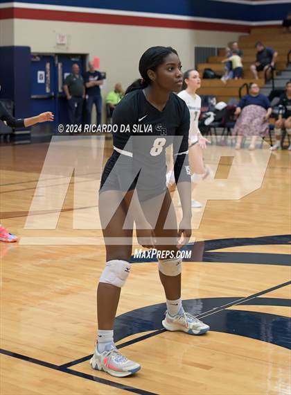 Thumbnail 3 in Tompkins vs George Ranch (UIL Volleyball 6A D2 Bi-District) photogallery.
