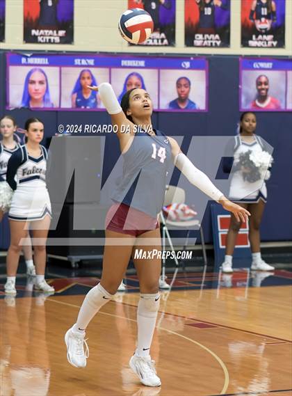 Thumbnail 2 in Tompkins vs George Ranch (UIL Volleyball 6A D2 Bi-District) photogallery.