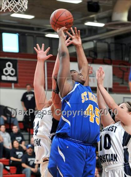 Thumbnail 1 in Hillcrest Christian vs. St. Bernard (CIF SS D6AA Final) photogallery.
