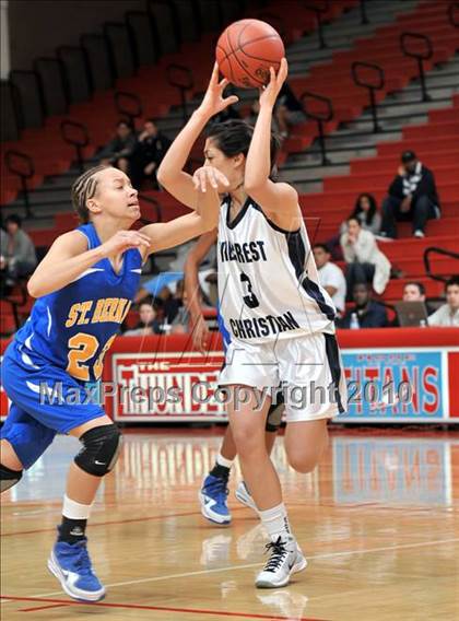 Thumbnail 2 in Hillcrest Christian vs. St. Bernard (CIF SS D6AA Final) photogallery.
