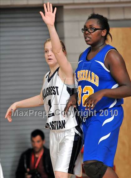 Thumbnail 1 in Hillcrest Christian vs. St. Bernard (CIF SS D6AA Final) photogallery.