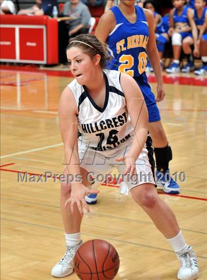Thumbnail 3 in Hillcrest Christian vs. St. Bernard (CIF SS D6AA Final) photogallery.