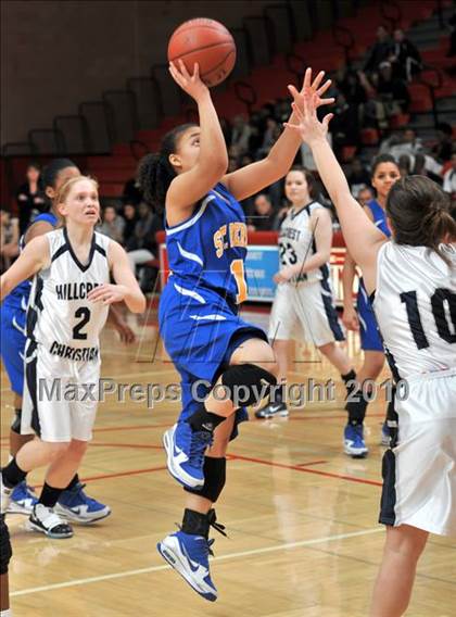 Thumbnail 2 in Hillcrest Christian vs. St. Bernard (CIF SS D6AA Final) photogallery.