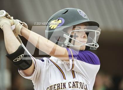 Thumbnail 3 in Guerin Catholic vs Yorktown (IHSAA Sectional Championship) photogallery.