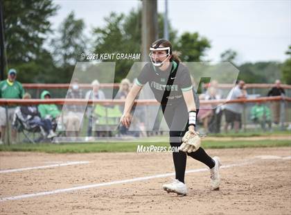 Thumbnail 1 in Guerin Catholic vs Yorktown (IHSAA Sectional Championship) photogallery.