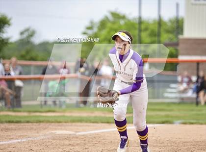 Thumbnail 3 in Guerin Catholic vs Yorktown (IHSAA Sectional Championship) photogallery.