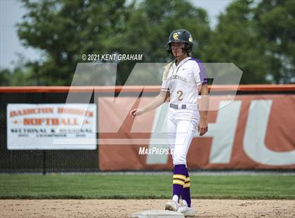 Thumbnail 2 in Guerin Catholic vs Yorktown (IHSAA Sectional Championship) photogallery.