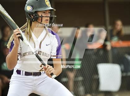 Thumbnail 2 in Guerin Catholic vs Yorktown (IHSAA Sectional Championship) photogallery.