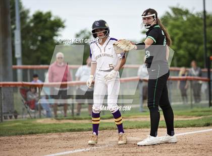 Thumbnail 1 in Guerin Catholic vs Yorktown (IHSAA Sectional Championship) photogallery.