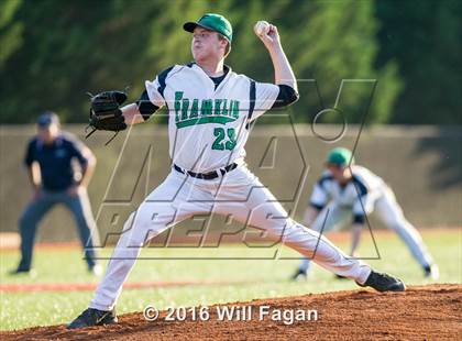 Thumbnail 3 in Franklin County vs. Blessed Trinity (GHSA 3A Quarterfinal)  photogallery.