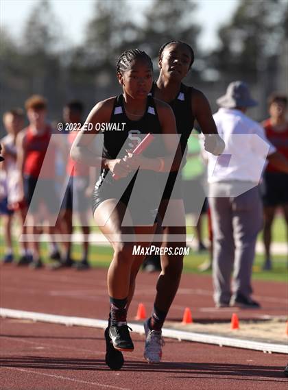 Thumbnail 2 in CIF NCS Meet of Champions (Girls Relays Finals 4x100 and 4x400) photogallery.