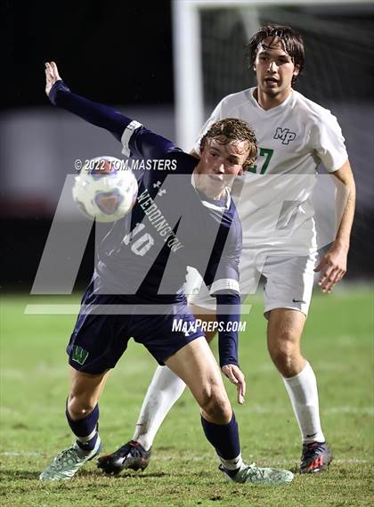 Thumbnail 1 in Myers Park @ Weddington (NCHSAA 4A Quarterfinal) photogallery.