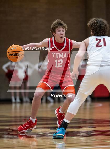 Thumbnail 2 in Faith Christian vs. Yuma (CHSAA 3A Great 8) photogallery.