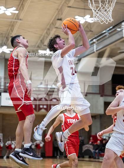 Thumbnail 3 in Faith Christian vs. Yuma (CHSAA 3A Great 8) photogallery.