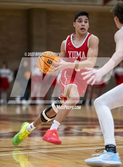 Thumbnail 1 in Faith Christian vs. Yuma (CHSAA 3A Great 8) photogallery.