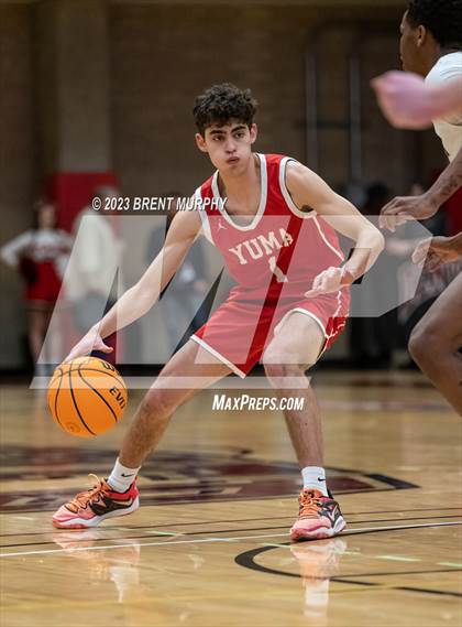 Thumbnail 3 in Faith Christian vs. Yuma (CHSAA 3A Great 8) photogallery.