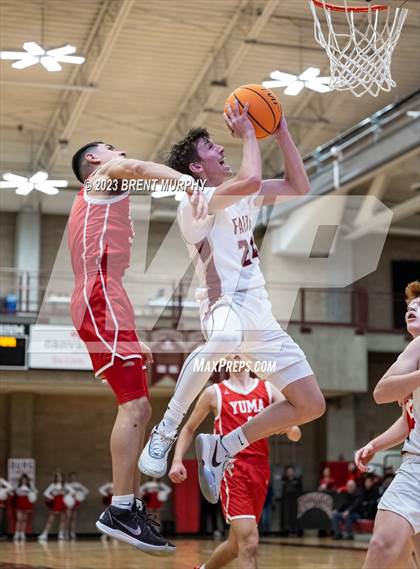 Thumbnail 2 in Faith Christian vs. Yuma (CHSAA 3A Great 8) photogallery.