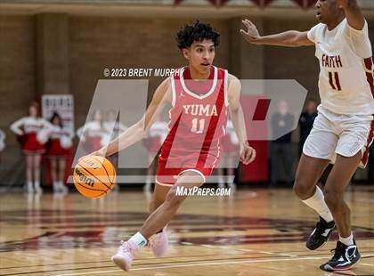 Thumbnail 2 in Faith Christian vs. Yuma (CHSAA 3A Great 8) photogallery.