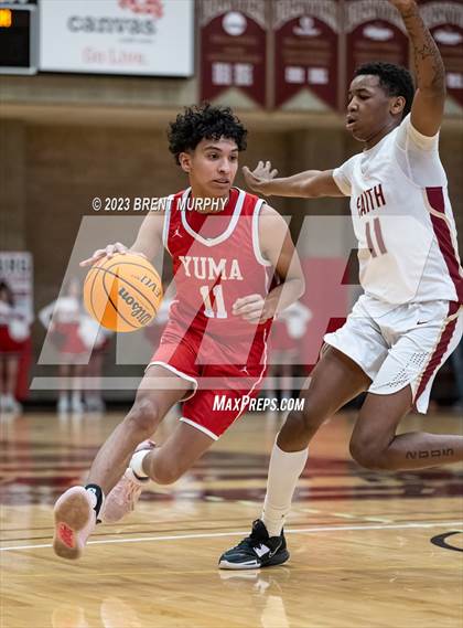 Thumbnail 1 in Faith Christian vs. Yuma (CHSAA 3A Great 8) photogallery.