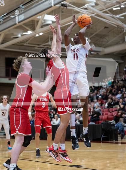 Thumbnail 3 in Faith Christian vs. Yuma (CHSAA 3A Great 8) photogallery.