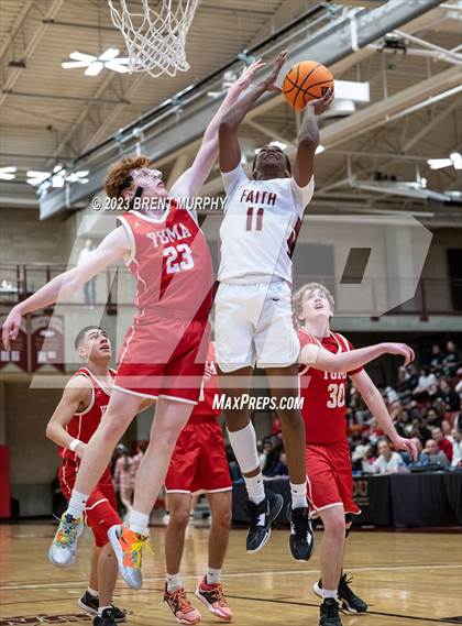 Thumbnail 3 in Faith Christian vs. Yuma (CHSAA 3A Great 8) photogallery.