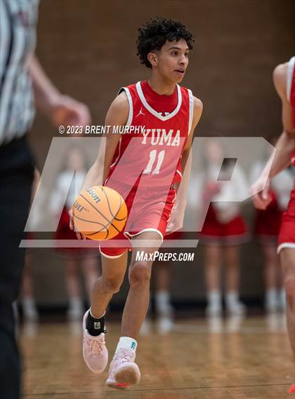 Thumbnail 2 in Faith Christian vs. Yuma (CHSAA 3A Great 8) photogallery.