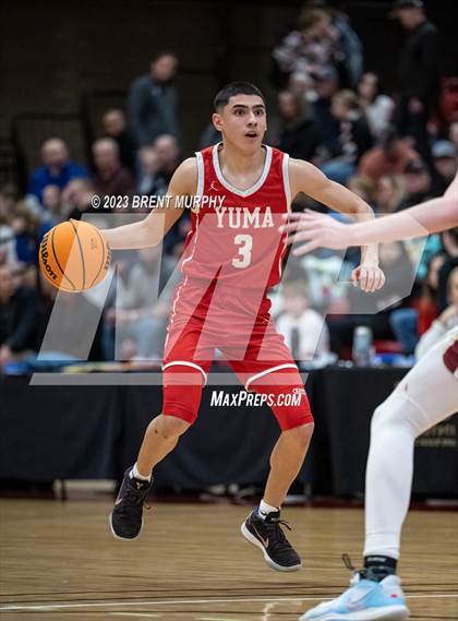 Thumbnail 2 in Faith Christian vs. Yuma (CHSAA 3A Great 8) photogallery.