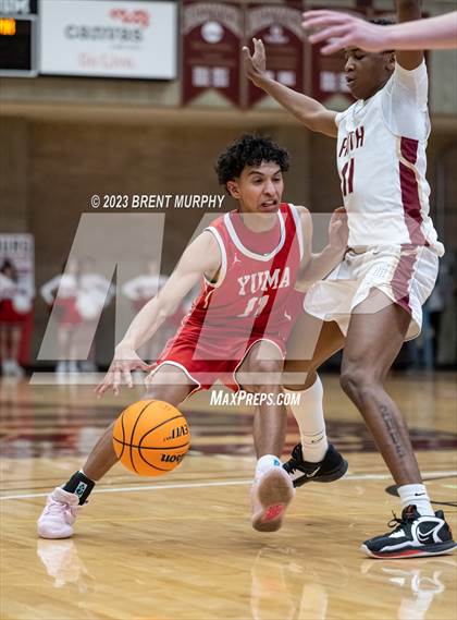 Thumbnail 2 in Faith Christian vs. Yuma (CHSAA 3A Great 8) photogallery.