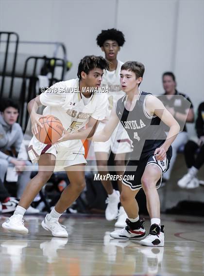 Thumbnail 1 in Oaks Christian vs Loyola HS (17th Annual Rose City Round Ball Classic) photogallery.
