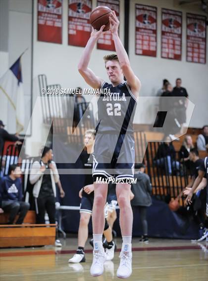Thumbnail 2 in Oaks Christian vs Loyola HS (17th Annual Rose City Round Ball Classic) photogallery.