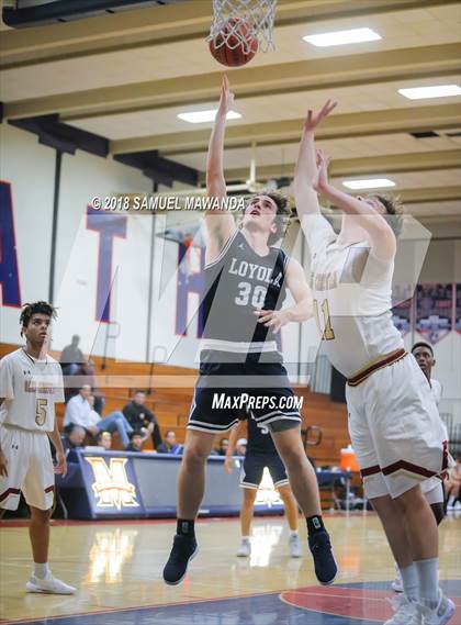 Thumbnail 3 in Oaks Christian vs Loyola HS (17th Annual Rose City Round Ball Classic) photogallery.