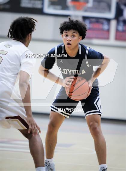 Thumbnail 1 in Oaks Christian vs Loyola HS (17th Annual Rose City Round Ball Classic) photogallery.