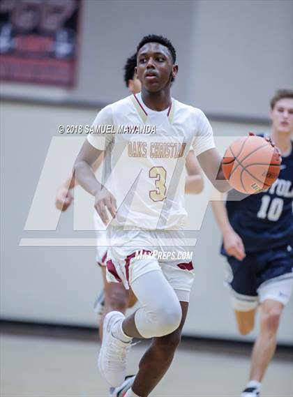 Thumbnail 1 in Oaks Christian vs Loyola HS (17th Annual Rose City Round Ball Classic) photogallery.