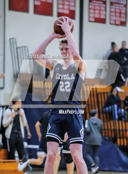 Thumbnail 1 in Oaks Christian vs Loyola HS (17th Annual Rose City Round Ball Classic) photogallery.