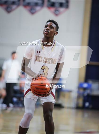 Thumbnail 2 in Oaks Christian vs Loyola HS (17th Annual Rose City Round Ball Classic) photogallery.