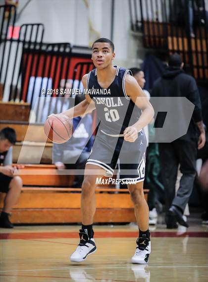 Thumbnail 3 in Oaks Christian vs Loyola HS (17th Annual Rose City Round Ball Classic) photogallery.