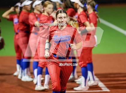 Thumbnail 1 in Midway vs. Kingwood (UIL 6A Softball Semifinal) photogallery.