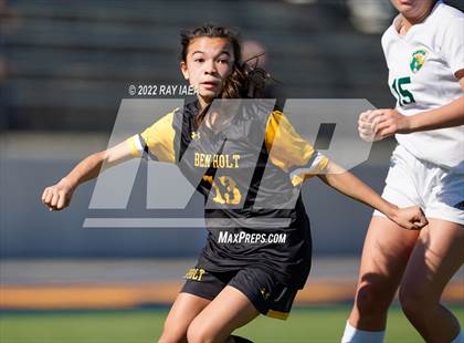 Thumbnail 2 in Ben Holt College Prep Academy vs. Mariposa County (CIF SJS D6 Final) photogallery.
