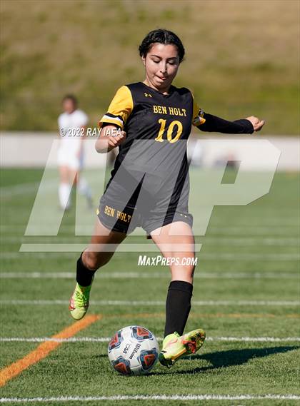Thumbnail 2 in Ben Holt College Prep Academy vs. Mariposa County (CIF SJS D6 Final) photogallery.