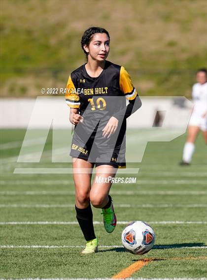 Thumbnail 3 in Ben Holt College Prep Academy vs. Mariposa County (CIF SJS D6 Final) photogallery.