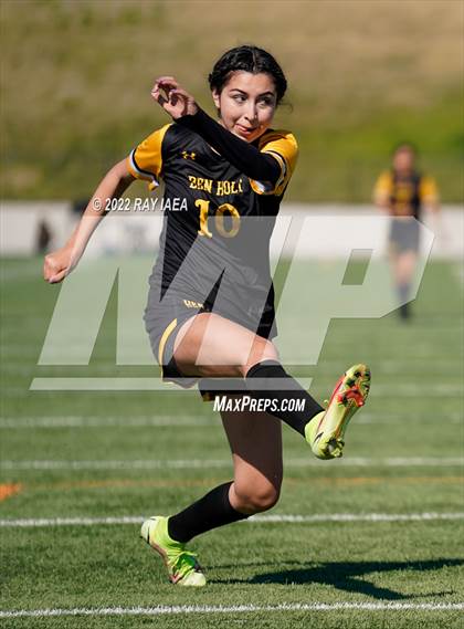 Thumbnail 2 in Ben Holt College Prep Academy vs. Mariposa County (CIF SJS D6 Final) photogallery.