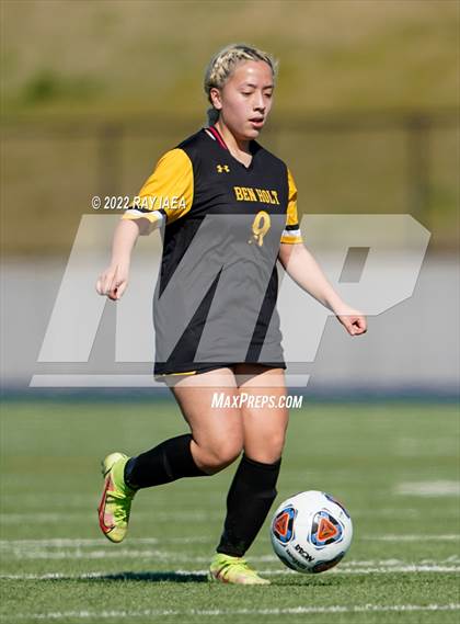 Thumbnail 3 in Ben Holt College Prep Academy vs. Mariposa County (CIF SJS D6 Final) photogallery.