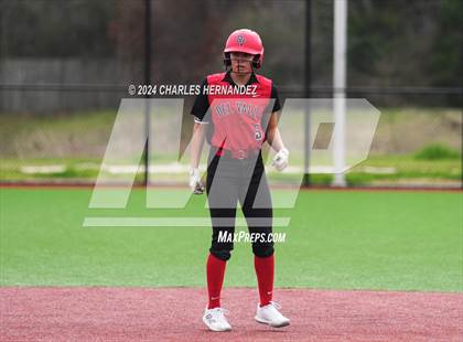 Thumbnail 3 in Del Valle vs Kingwood (NFCA Leadoff Classic) photogallery.
