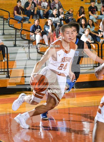 Thumbnail 1 in Dobie vs Vela (McDonald's Texas Invitational) photogallery.