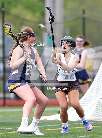 Thumbnail 3 in Woodstock Academy vs Stonington (ECC Final) photogallery.