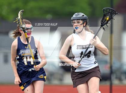 Thumbnail 1 in Woodstock Academy vs Stonington (ECC Final) photogallery.