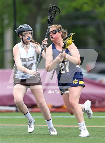 Thumbnail 3 in Woodstock Academy vs Stonington (ECC Final) photogallery.