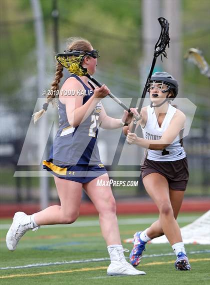 Thumbnail 1 in Woodstock Academy vs Stonington (ECC Final) photogallery.
