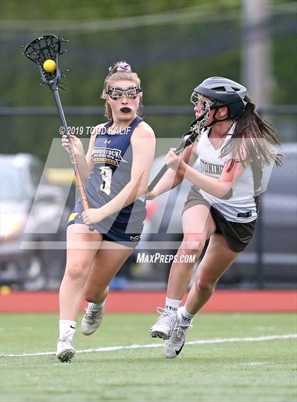 Thumbnail 2 in Woodstock Academy vs Stonington (ECC Final) photogallery.